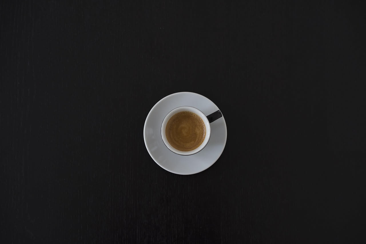 Caffè corretto con grappa