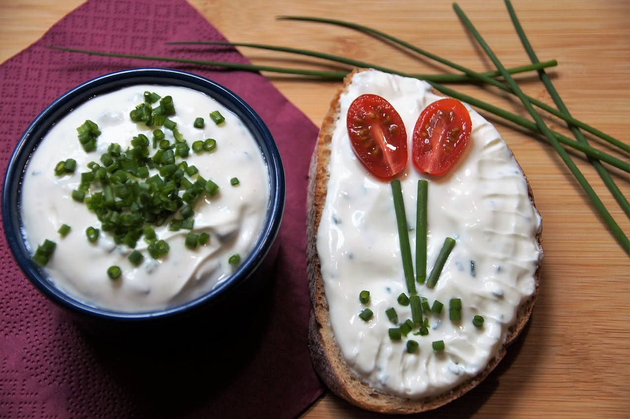 Crostini con spalmabile di formaggio