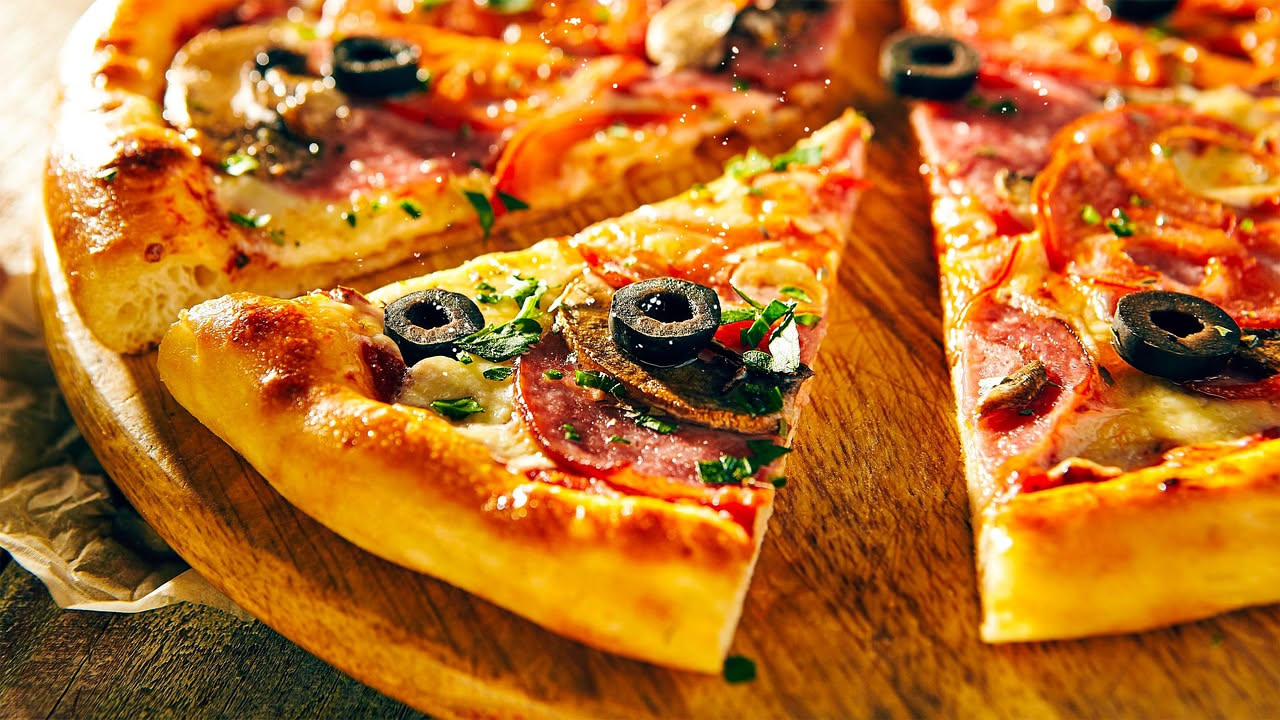 Focaccia con cipolla e olive