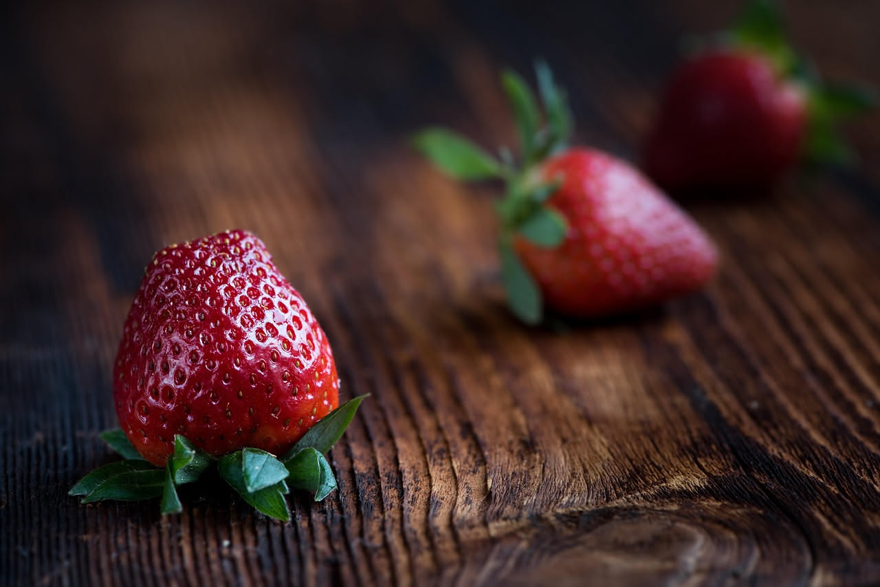 Fragole sciroppate