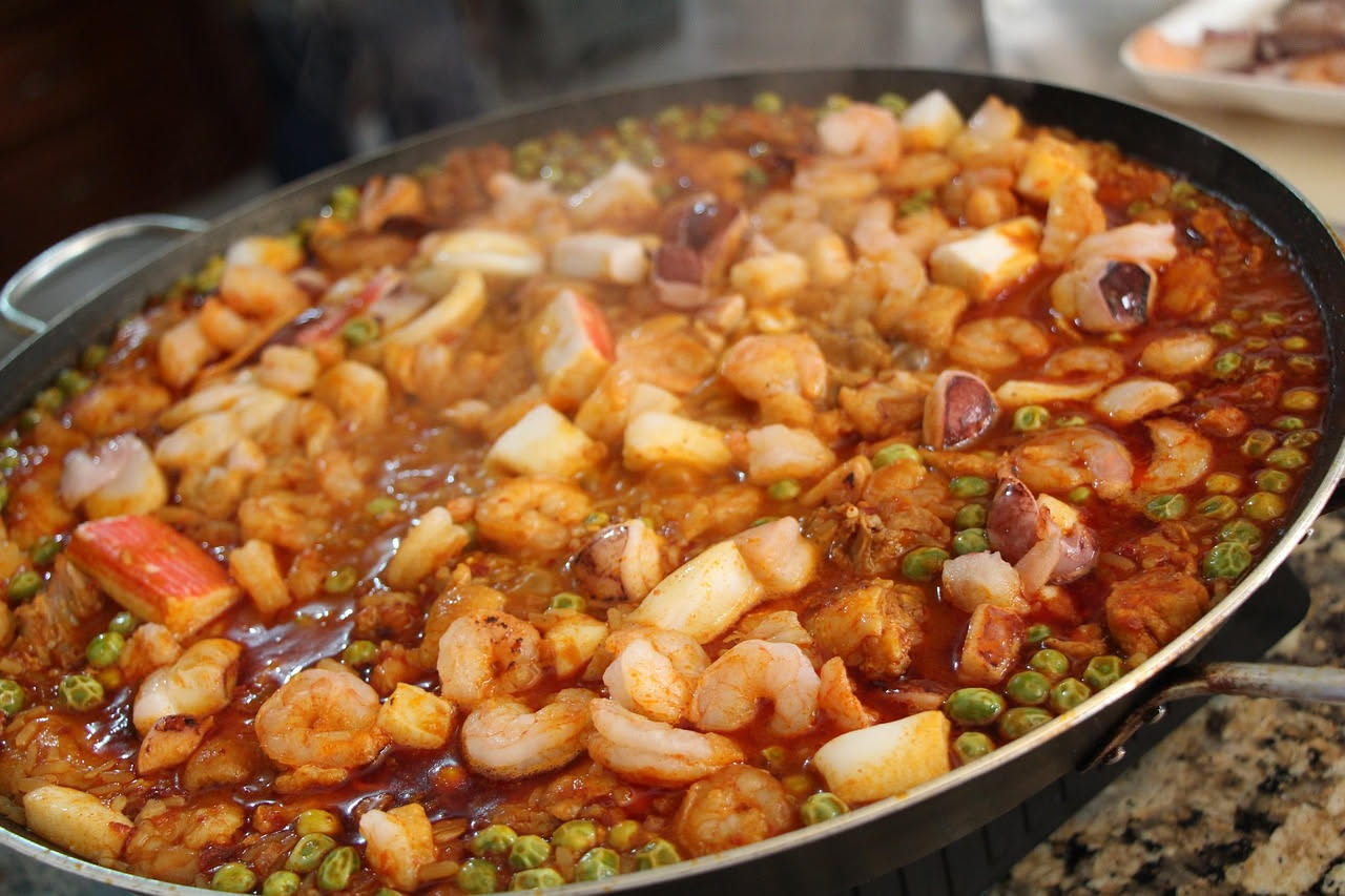 Fregola con i frutti di mare