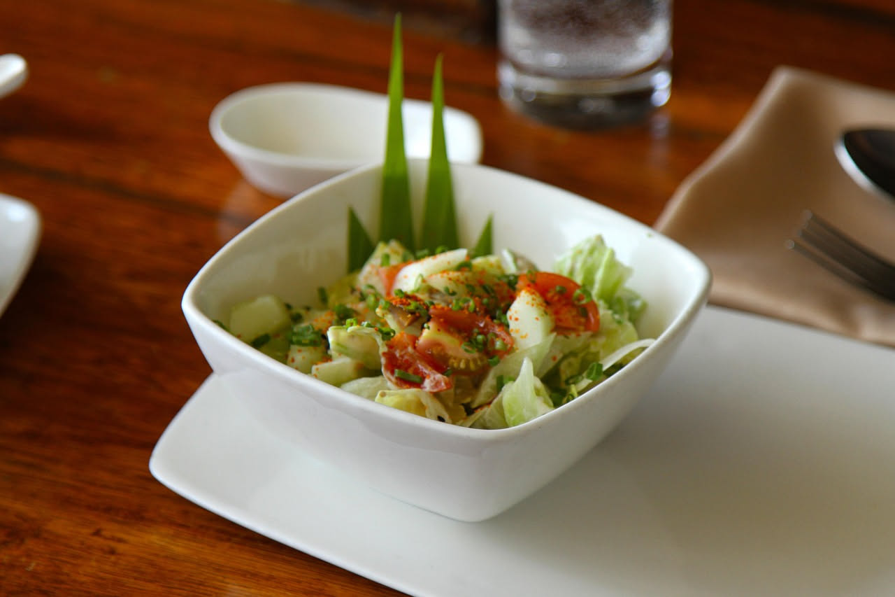 Insalata di mare e verdure