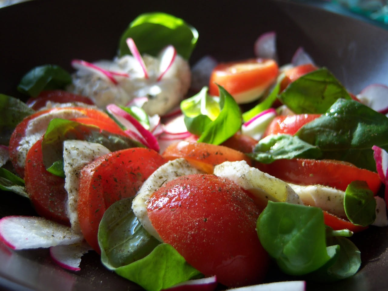 Insalata di pomodori ca' cipolla