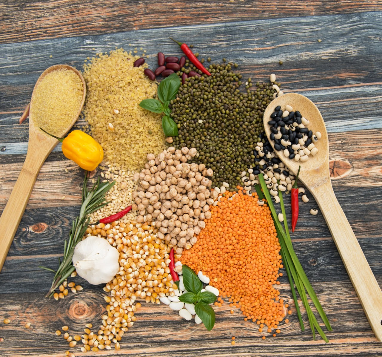 Minestra d'orzo e legumi
