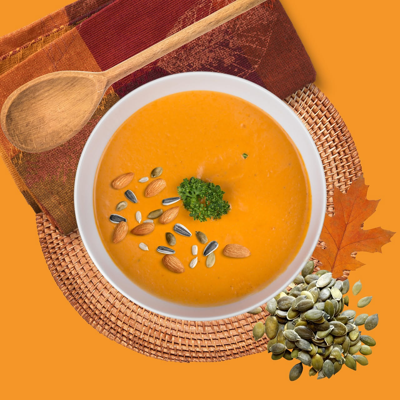 Minestra di fagioli e zucca