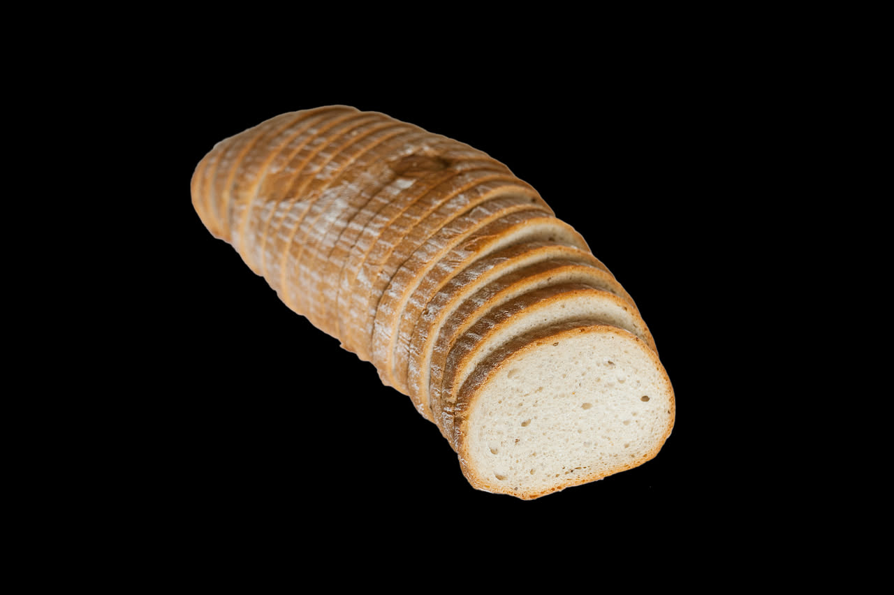 Pane di farina di mais bianco