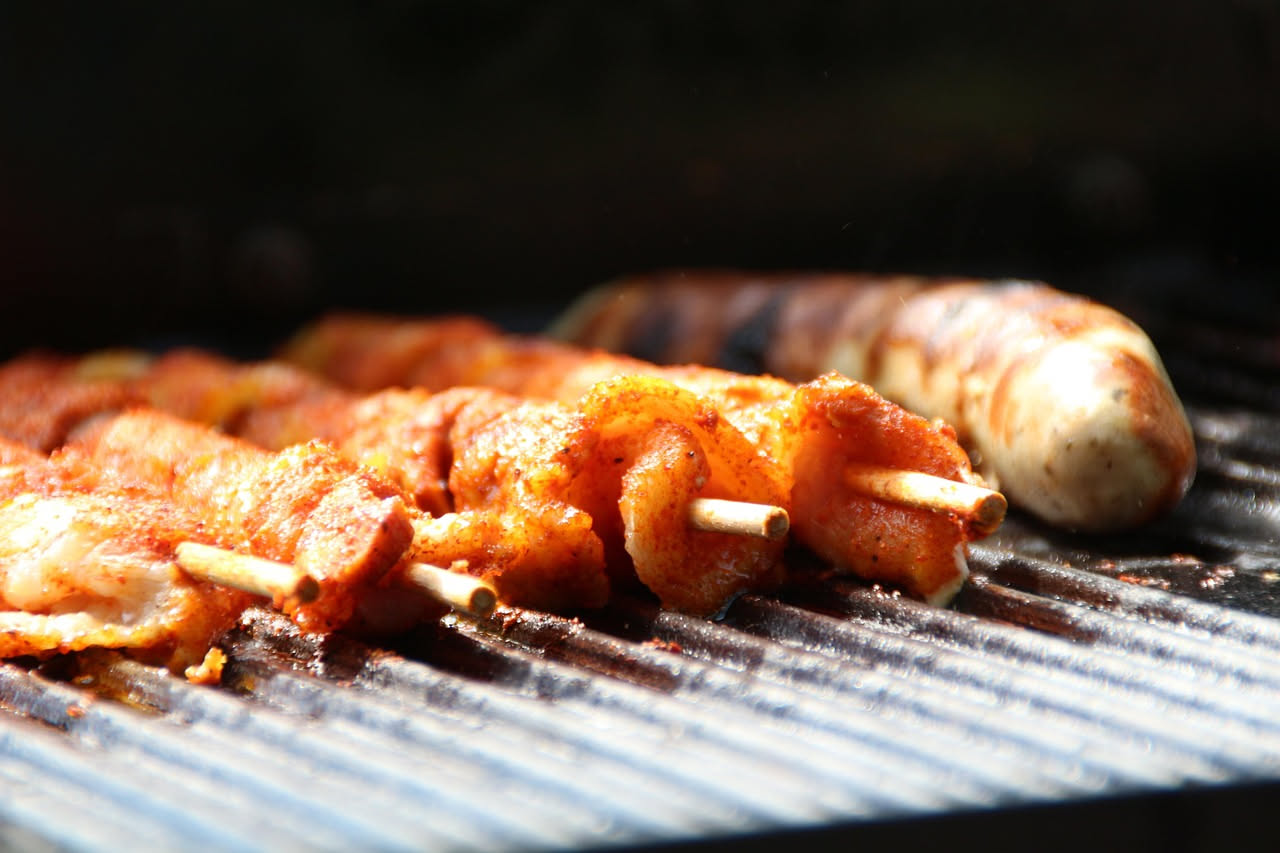 Panino con arrosticini