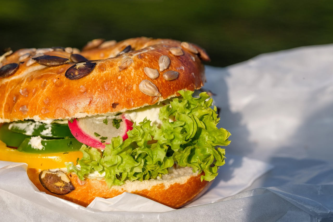 Panino con le verdure grigliate