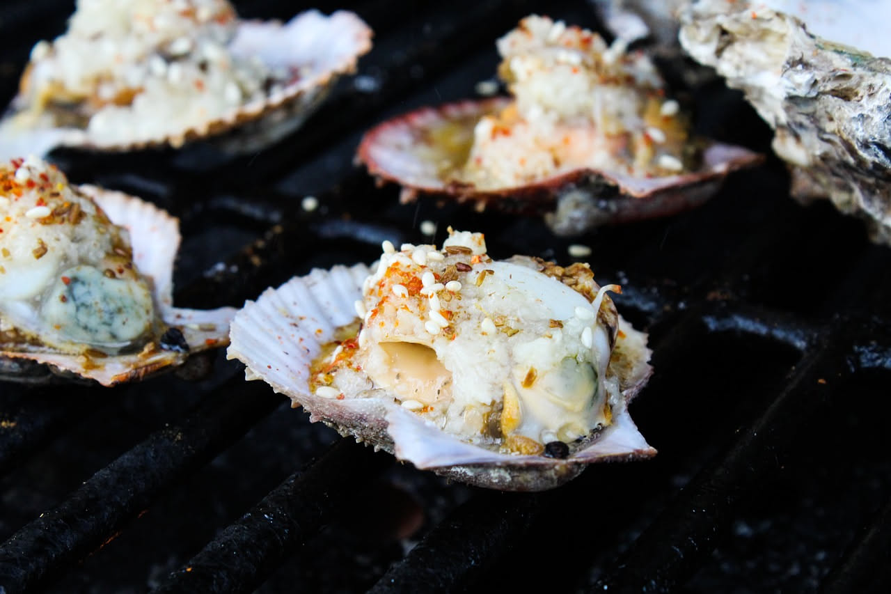 Ricci di mare alla griglia