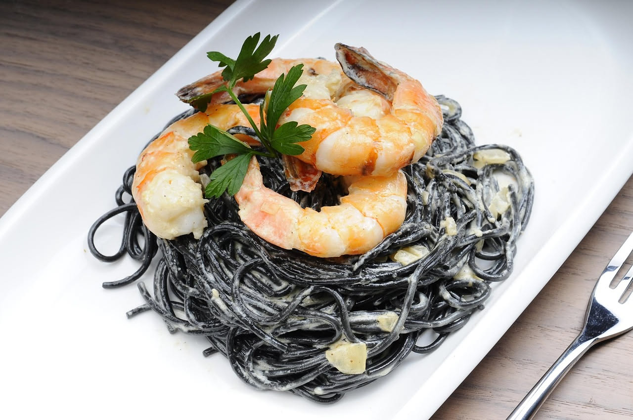 Spaghetti al nero di seppia