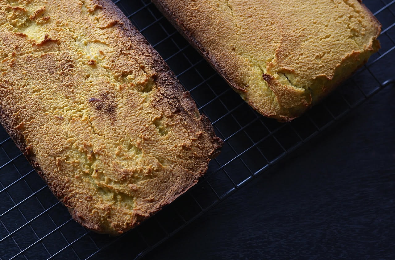 Torta dolce di farina gialla