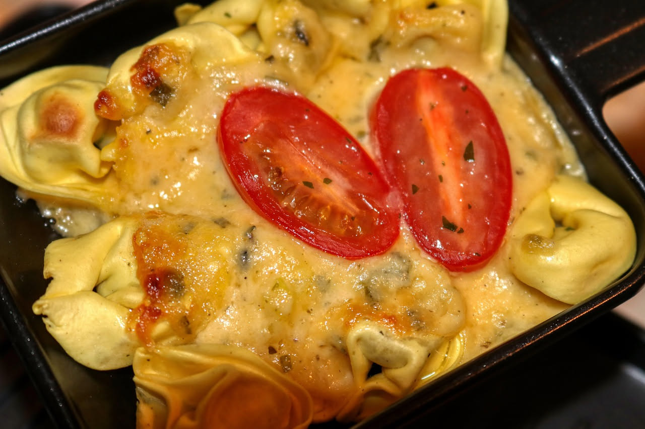 Tortellini di ricotta e spinaci
