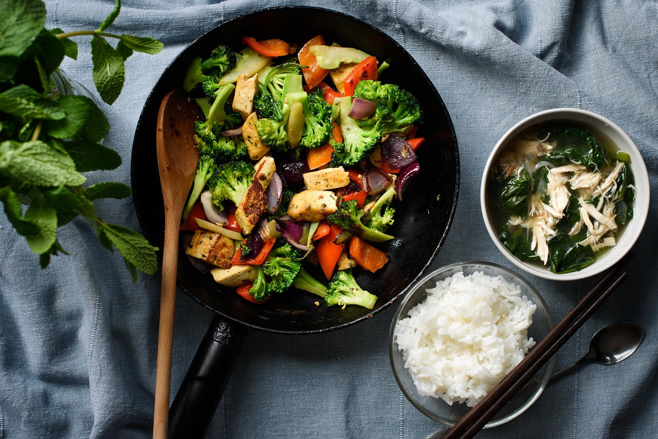 Verdure miste saltate in padella