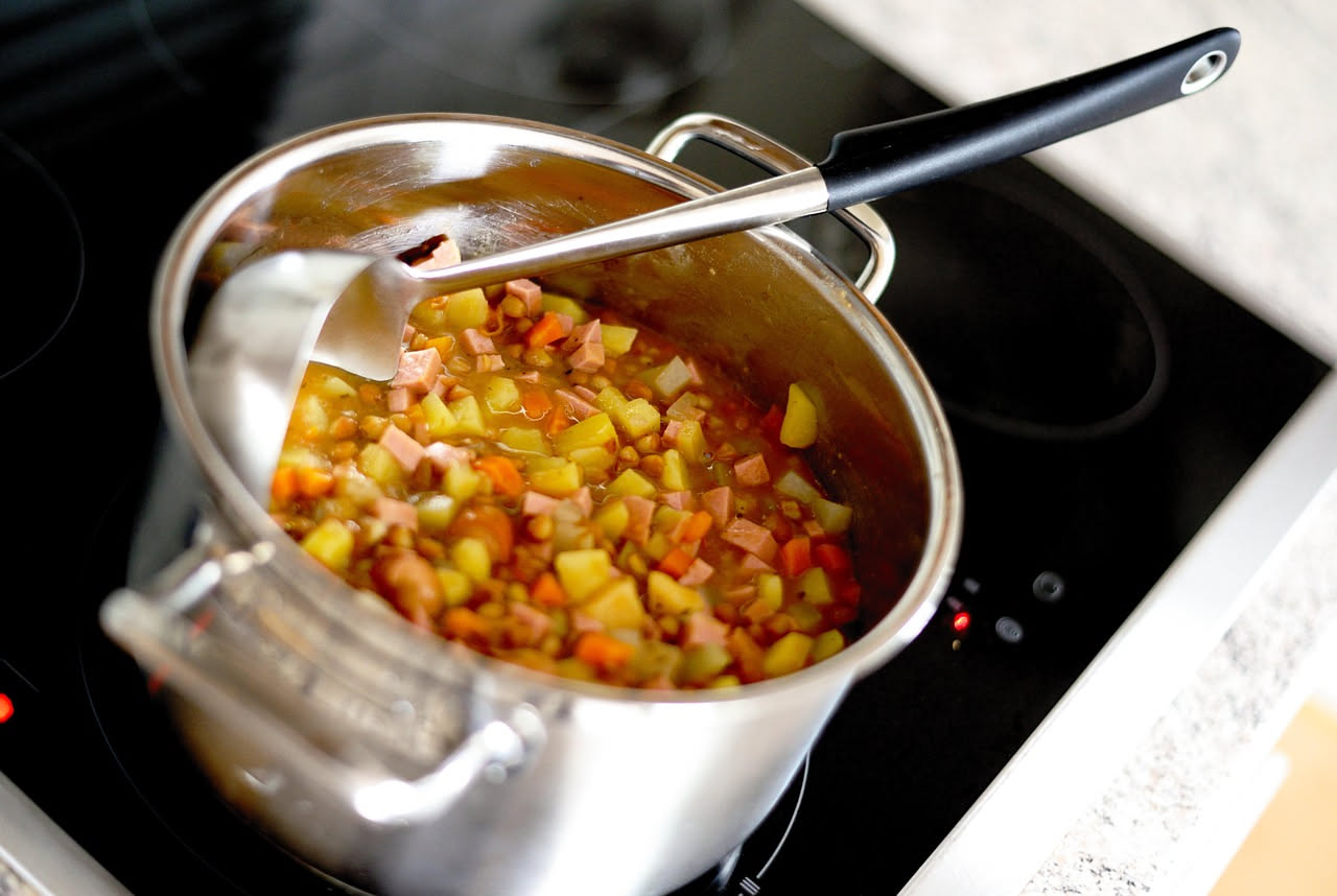 Zuppa d'orzo e fagioli