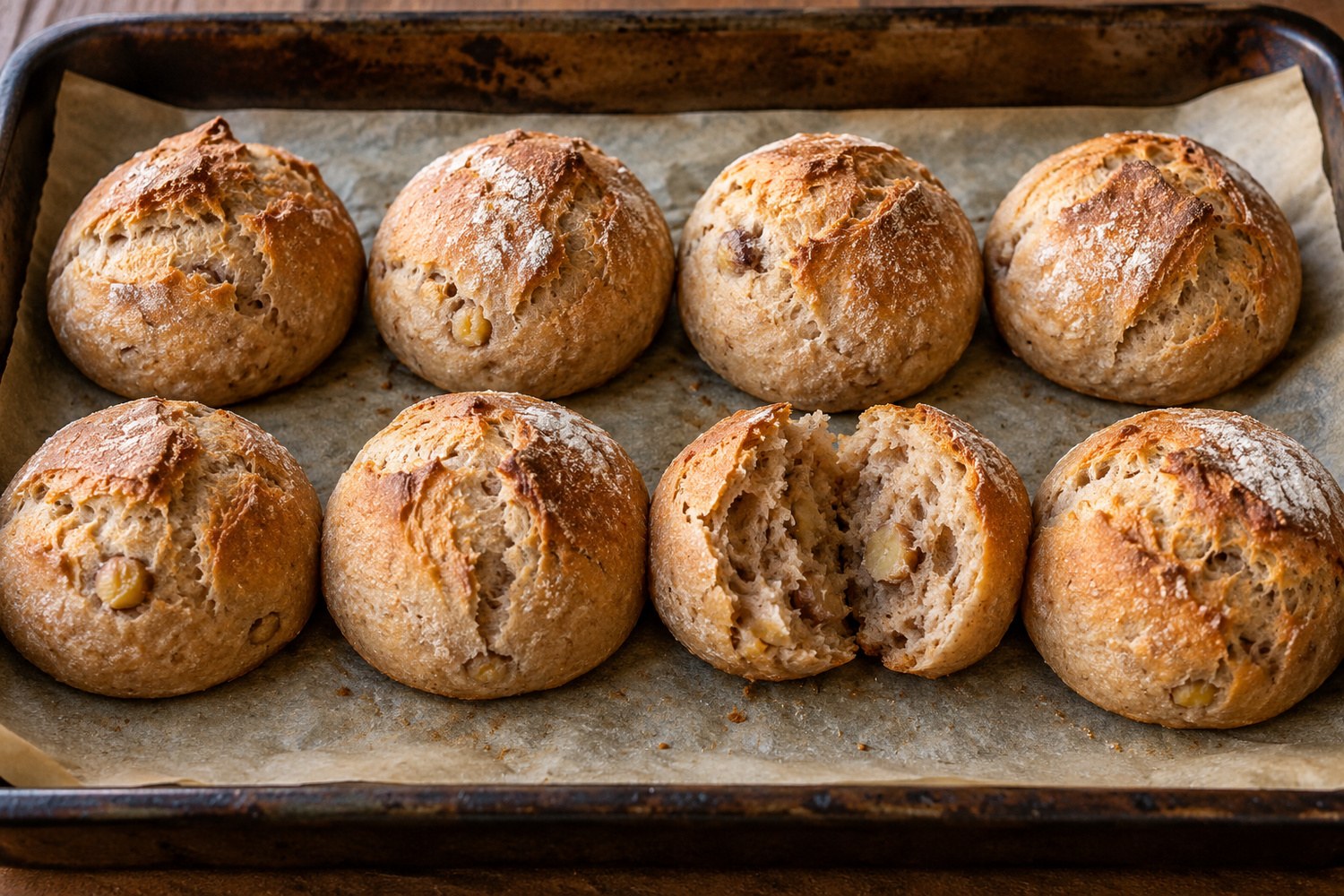 Panini alle castagne: come preparare 8 piccoli pani morbidi dal profumo autunnale