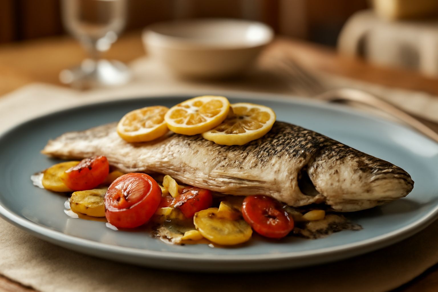 Coregone al forno: delicato bianco pesce che nutre il cuore con omega 3 puri