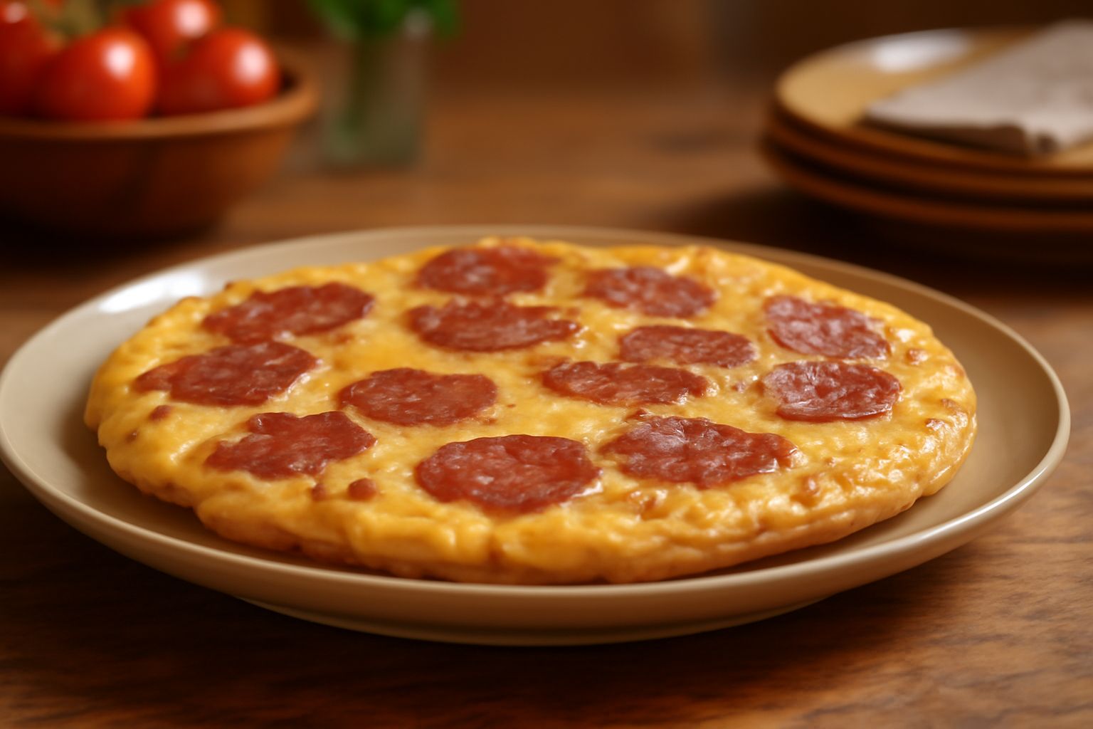 Frittata di salame: proteine genuine e uova cremose per energia senza appesantire