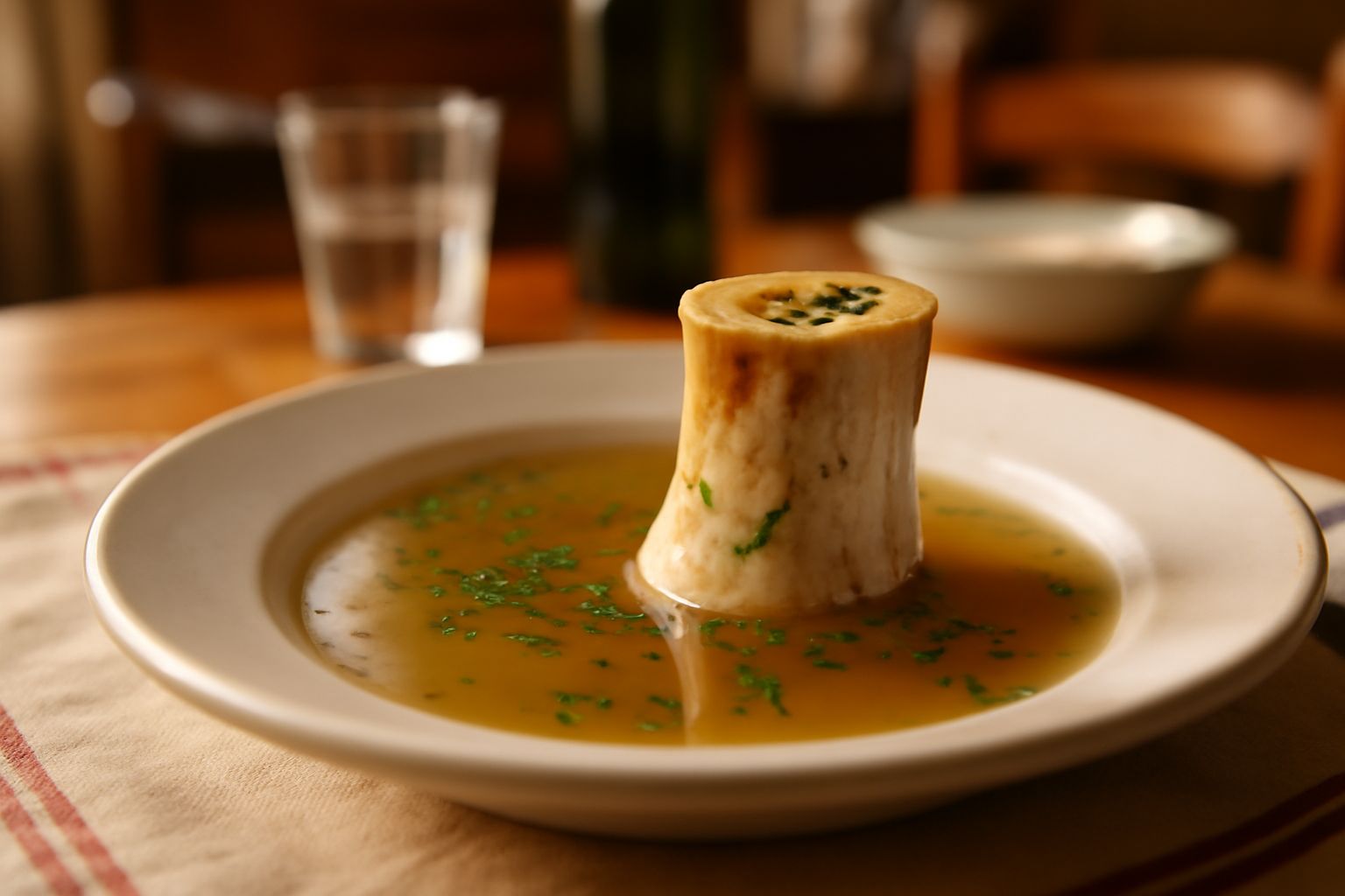 Midollo in brodo: nutrimento profondo che rinforza ossa e articolazioni con dolcezza