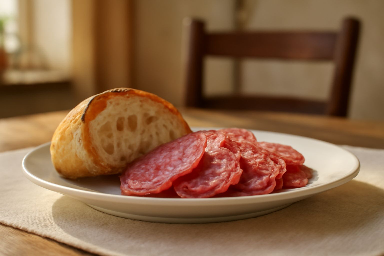 Pane e salame: croccantezza e proteine per energie durature