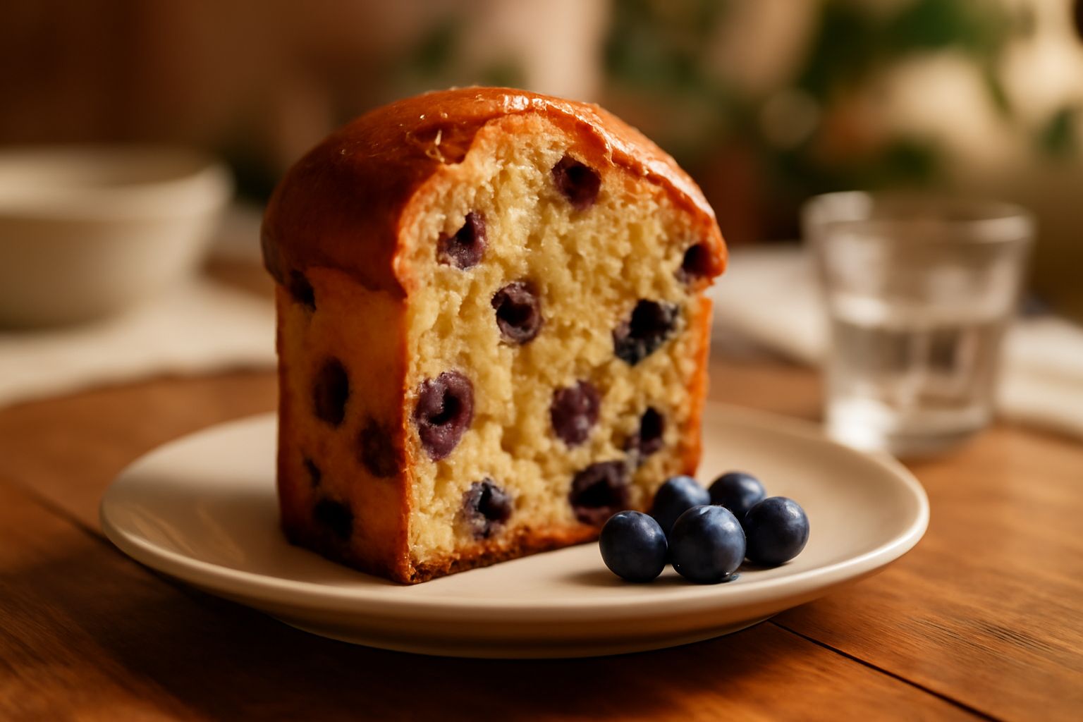 Panettone ai mirtilli: dolcezza speziata che nutre senza appesantire