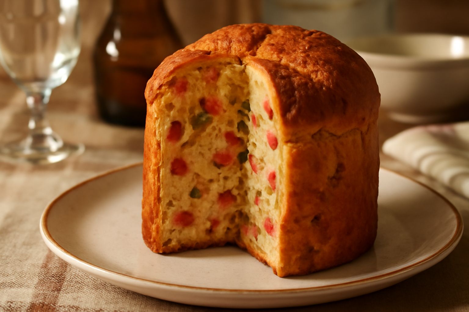 Panettone salato: croccantezza che nutre senza appesantire