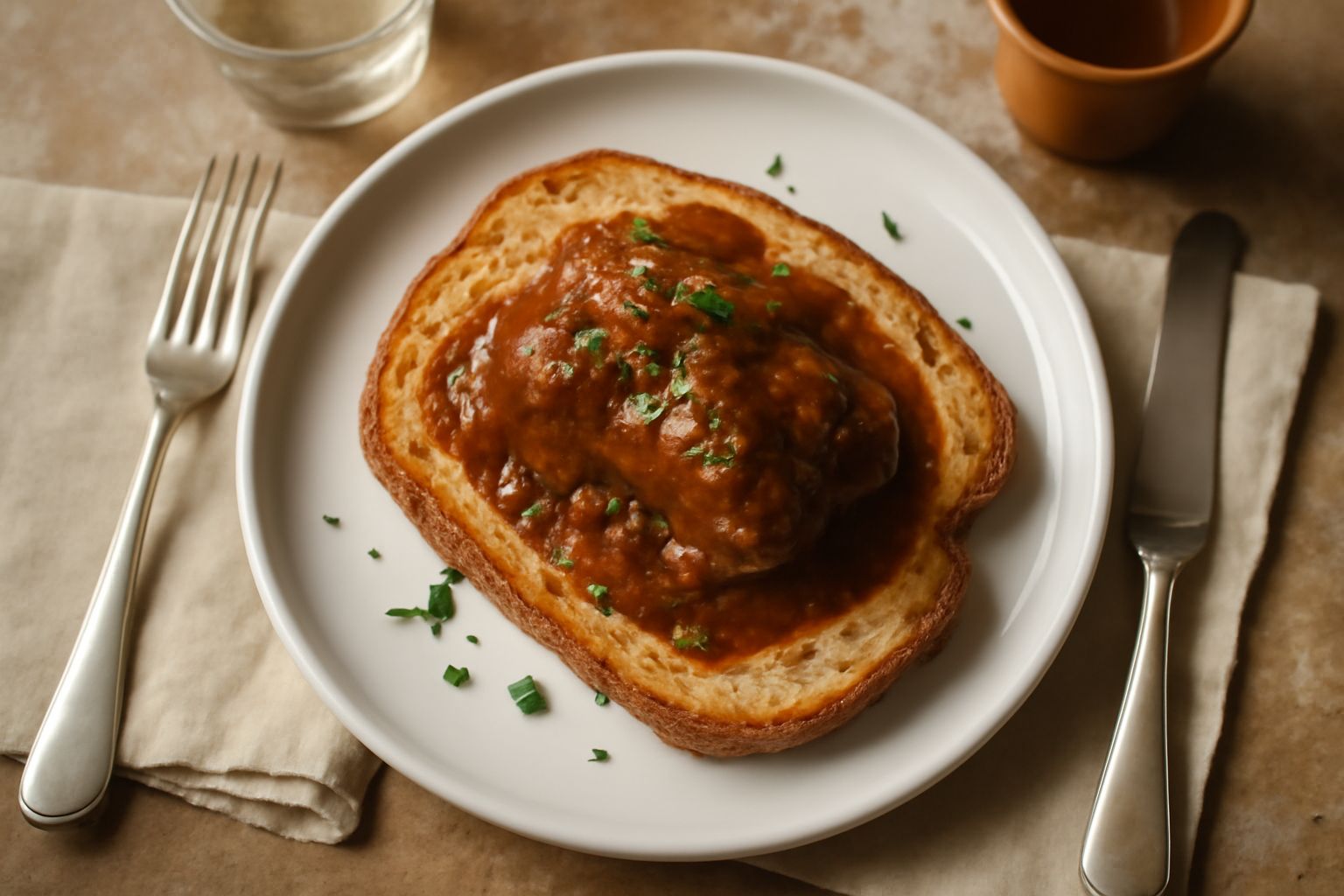 Piatto di ceramica con pasta ditalini bianca avvolta in una cremosa salsa di ricotta, spolverata di pepe nero macinato fresco, con un filo di olio d'oliva trasparente visibile in superficie