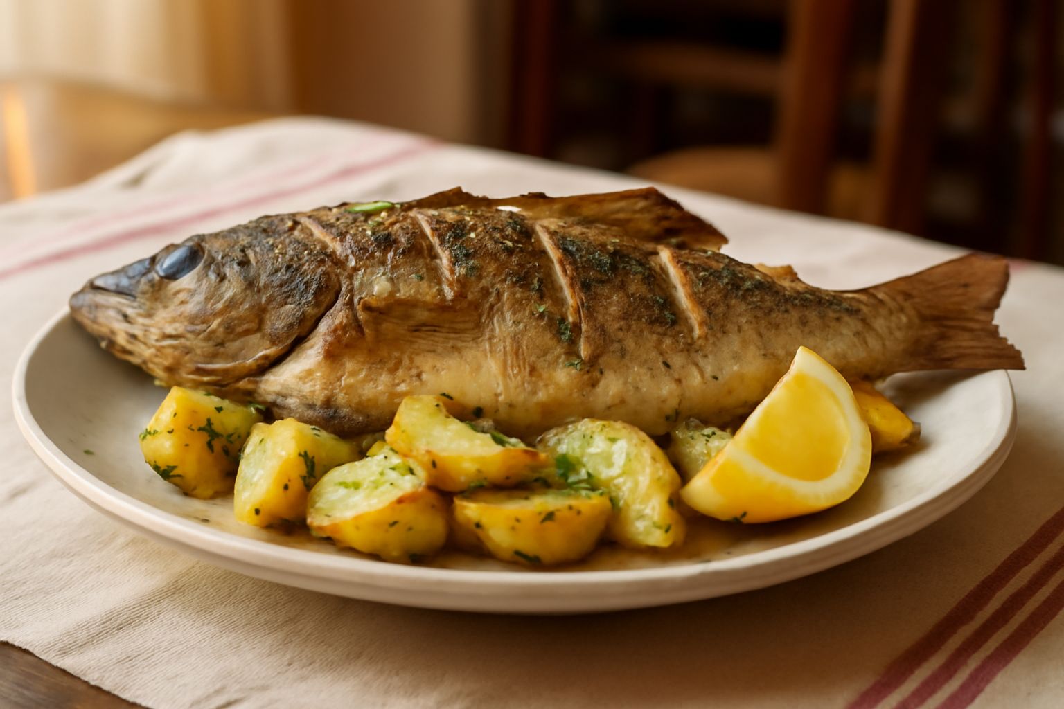 Persico reale al forno: carni delicate e nutrienti che regalano leggerezza e proteine pure