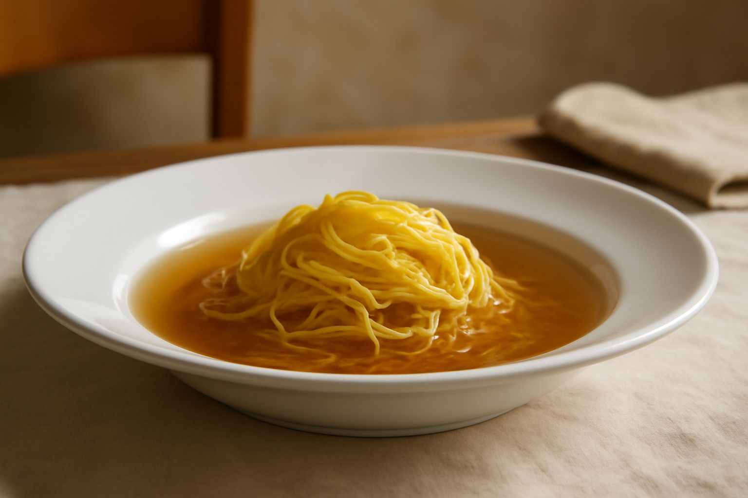Tajarin in brodo: pasta delicata che nutre il corpo con caldo confortevole e leggerezza