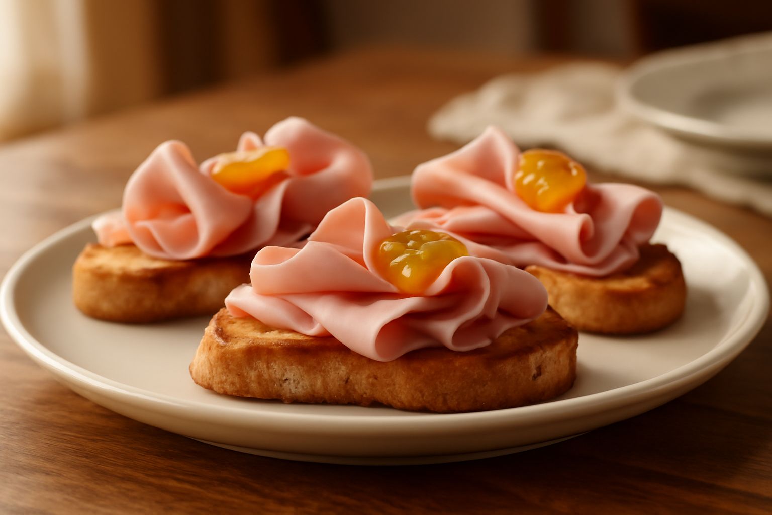 Tartine di mortadella e mostarda: croccantezza speziata che nutre con leggerezza