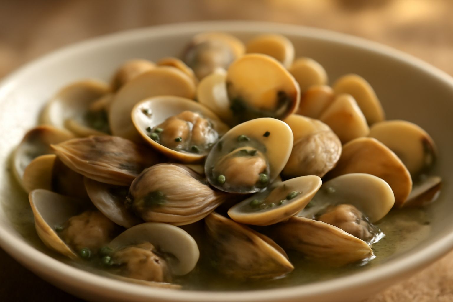 Telline al vino bianco