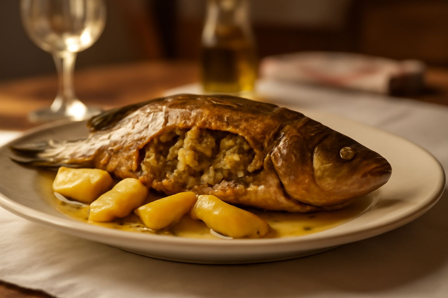 Tinca ripiena: carne delicata e succulenta che nutre senza appesantire