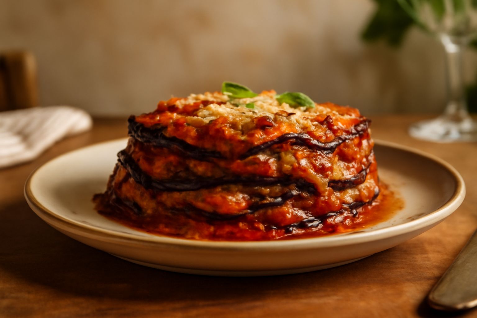 Torta di melanzane: morbidezza cremosa e leggerezza digestiva in ogni fetta
