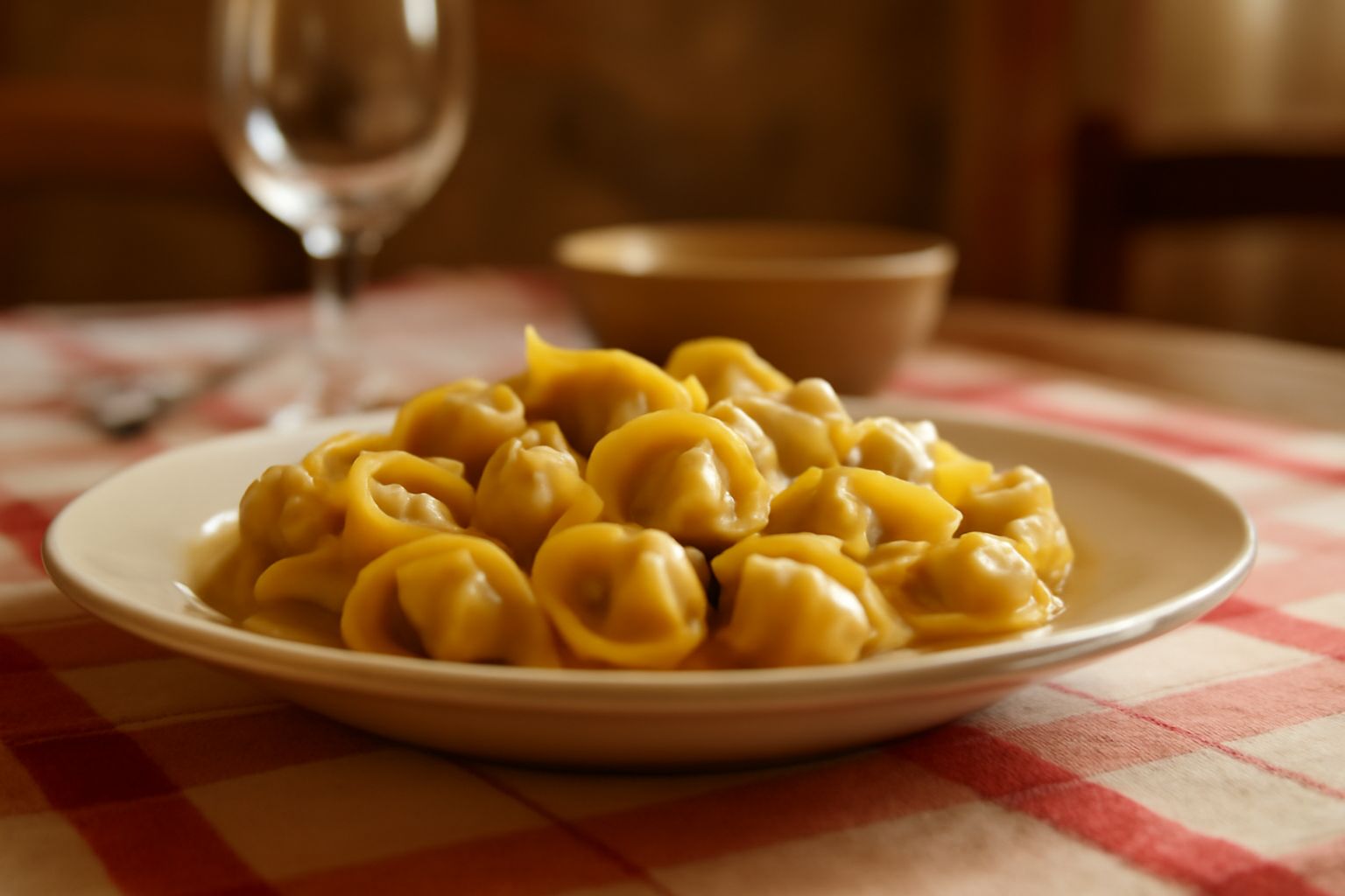 Tortellini di carne: il sapore ricco incontra la leggerezza del brodo caldo
