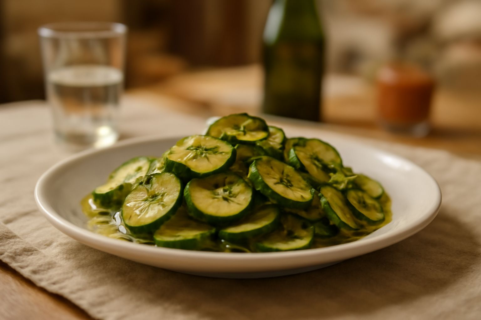 Zucchine marinate: croccanti e leggere, preservano le vitamine con l'aceto naturale
