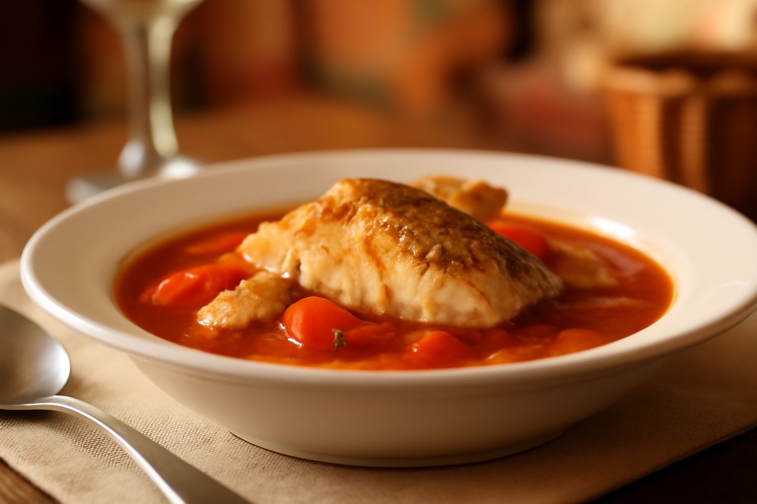 Zuppa di pesce persico: carne delicata e proteine pure per nutrire senza appesantire